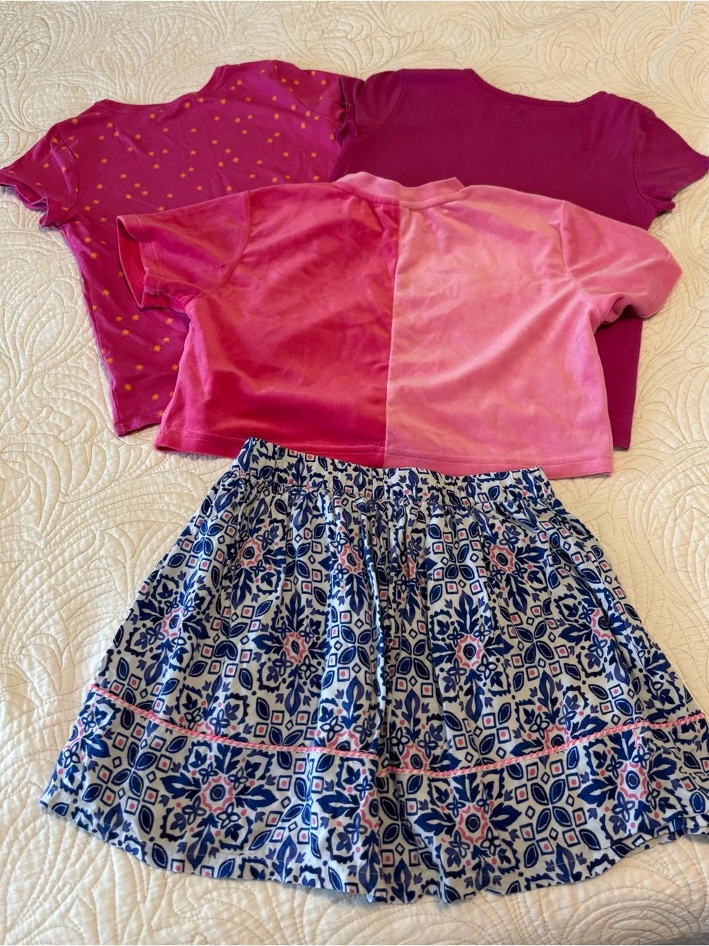 Pretty Classic Timeless Back to School Tops & Skirt